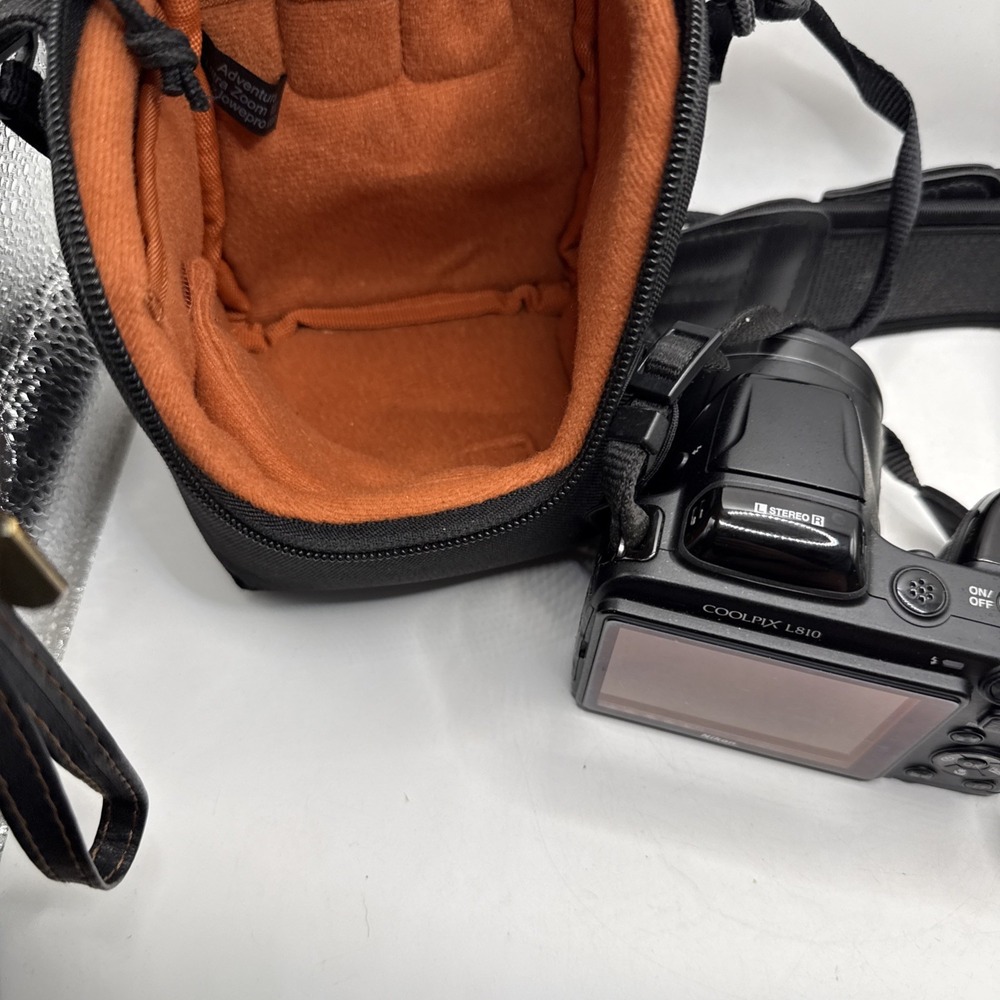 Nikon Coolpix L810 Optical Zoom Compact Digital Camera 4parts (untested) W/ Bag - Picture 12 of 12